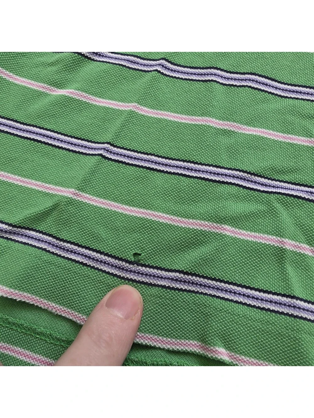 Polo Ralph Lauren Polo Shirt Mens XLT Lot of 2 -  Striped Short Sleeve Preppy